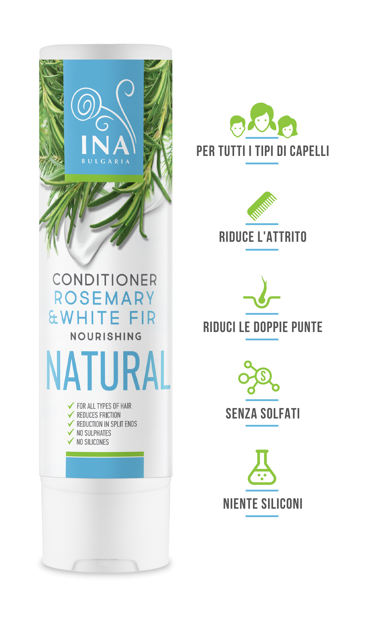 *GRATIS* Balsamo naturale per capelli di InaEssentials
