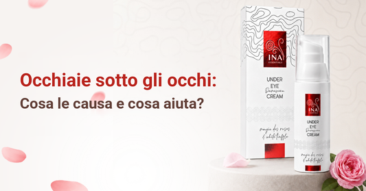 Occhiaie sotto gli occhi, cause e cura con la crema Rose Eye Lift