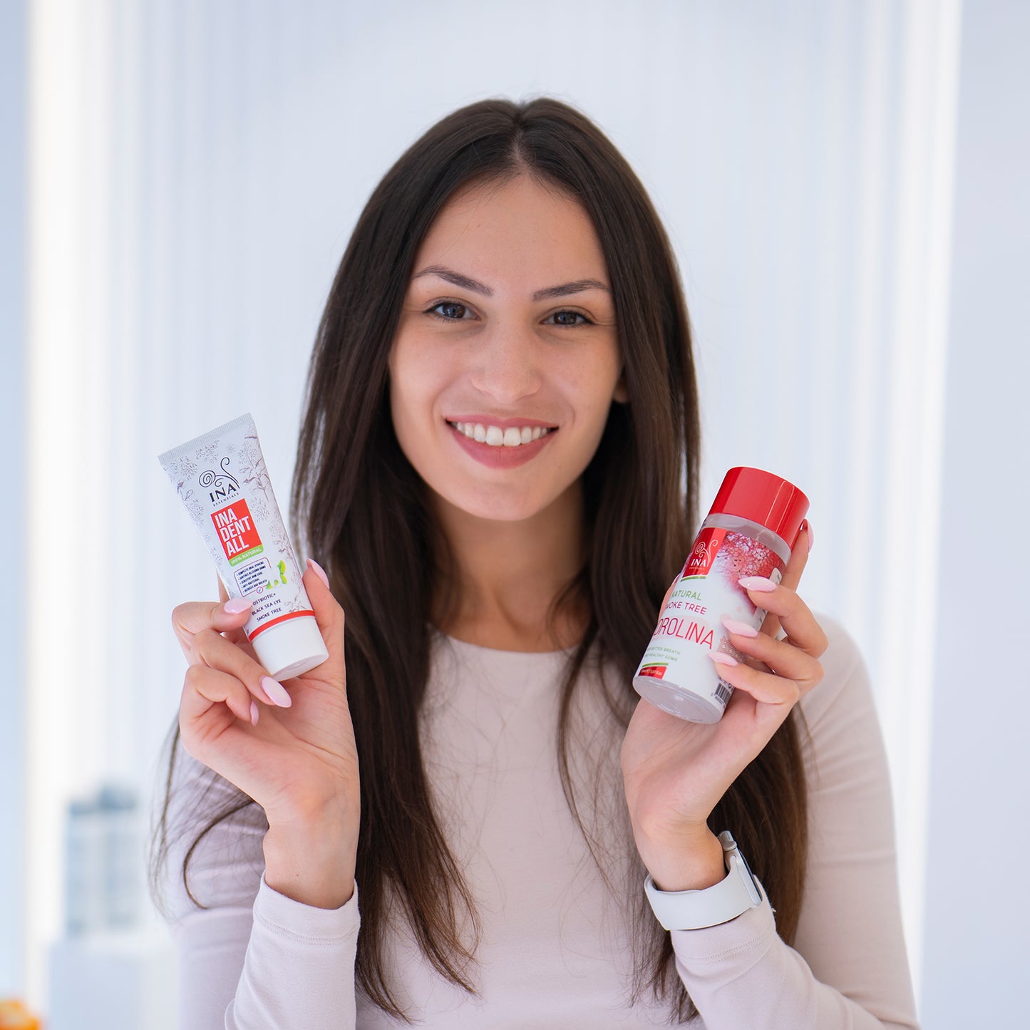 Acquista 3 Dentifrici Ina Dent-All, Ricevi Gratis 1 Colluttorio allo Scotanon Abete Bianco Biologico