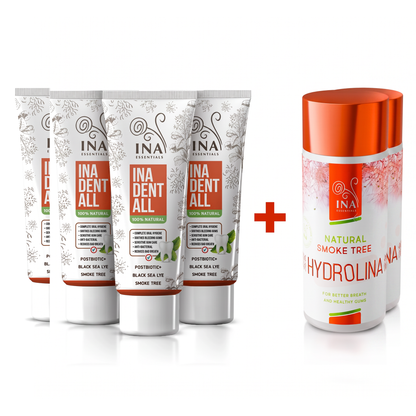 4 Dentifrici + 2 Collutori Gratis