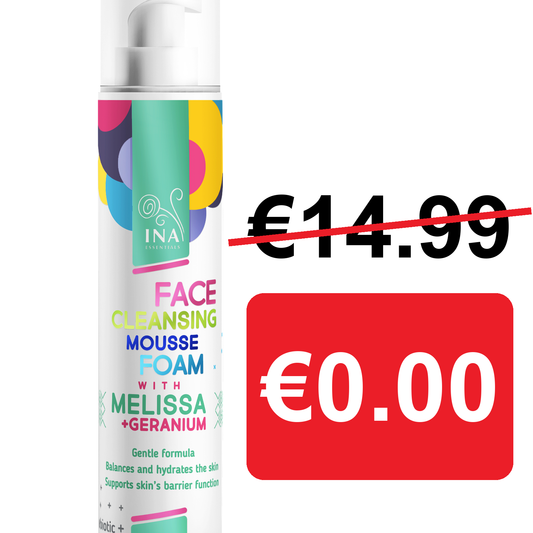 + Regalo Schiuma Detergente Naturale per il Viso con Melissa e Geranio - per tutti i tipi di pelle
