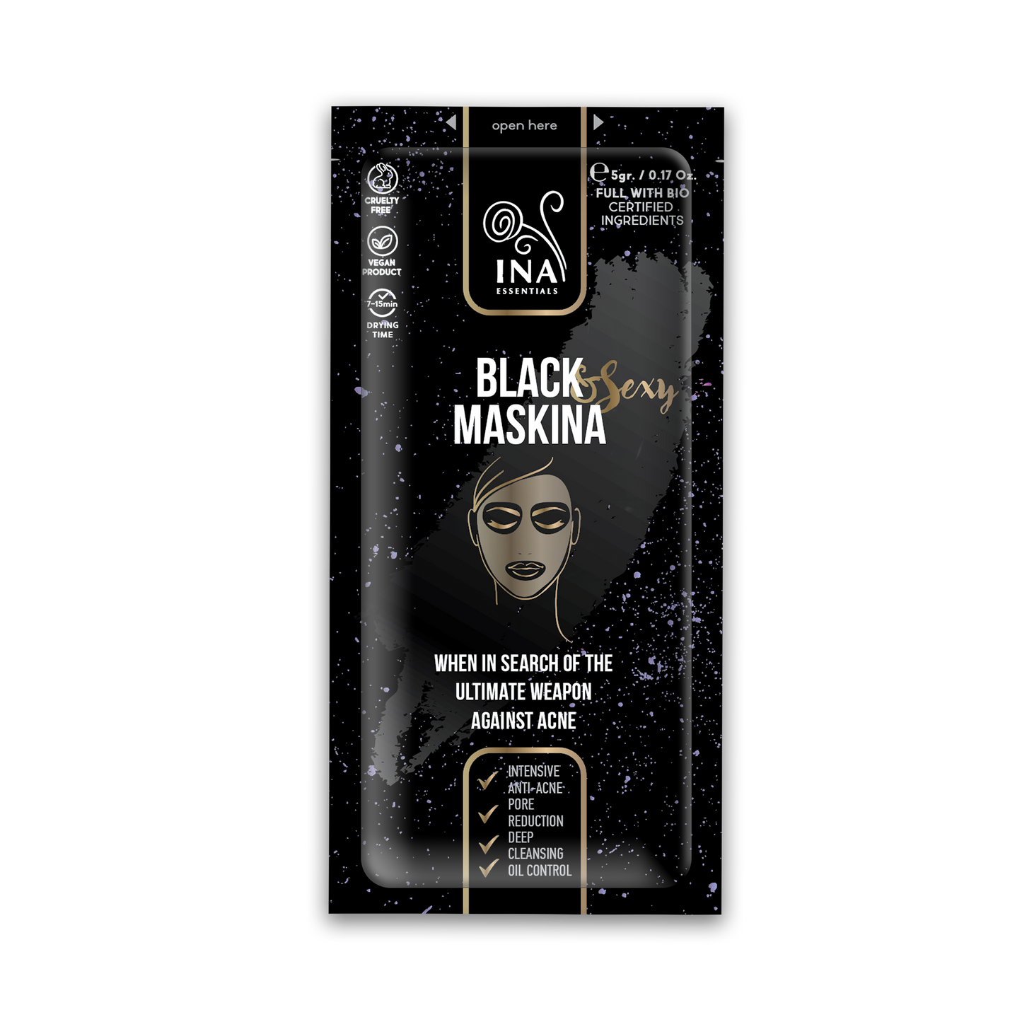 + Regalo Maschera viso - Nera Maskina (campione)