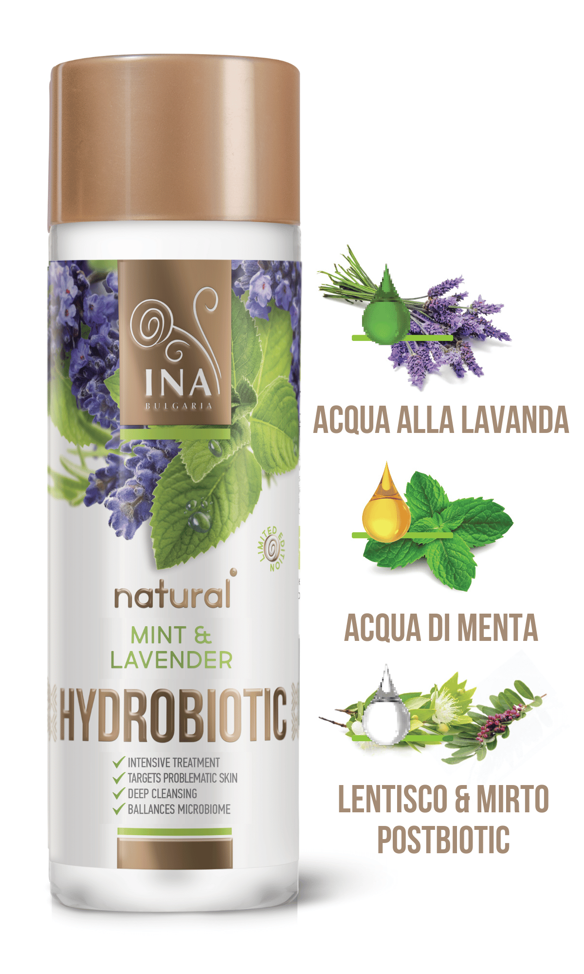 Acquista 2 prodotti Hydrobiotic alla lavanda e ricevi in omaggio uno shampoo alla lavanda, un olio essenziale e dei sali da bagno
