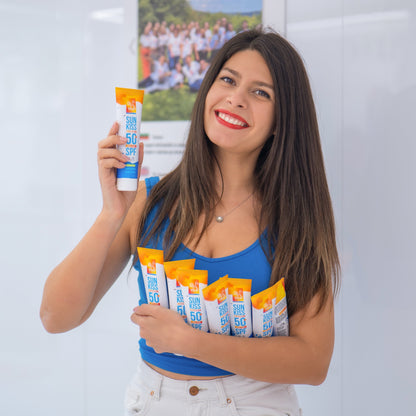 ACCESSO SPECIALE Crema Solare Naturale per Viso e Corpo SPF 50+ con Abete Bianco Biologico