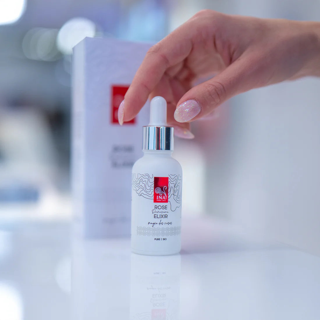 Siero viso Anti-Age Intensivo con Olio di Rosa Biologico – Rose Elixir
