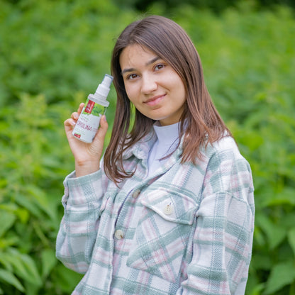 Acqua di Ortica Selvatica - Hydrolina - spray per la Caduta dei capelli e capelli Grassi