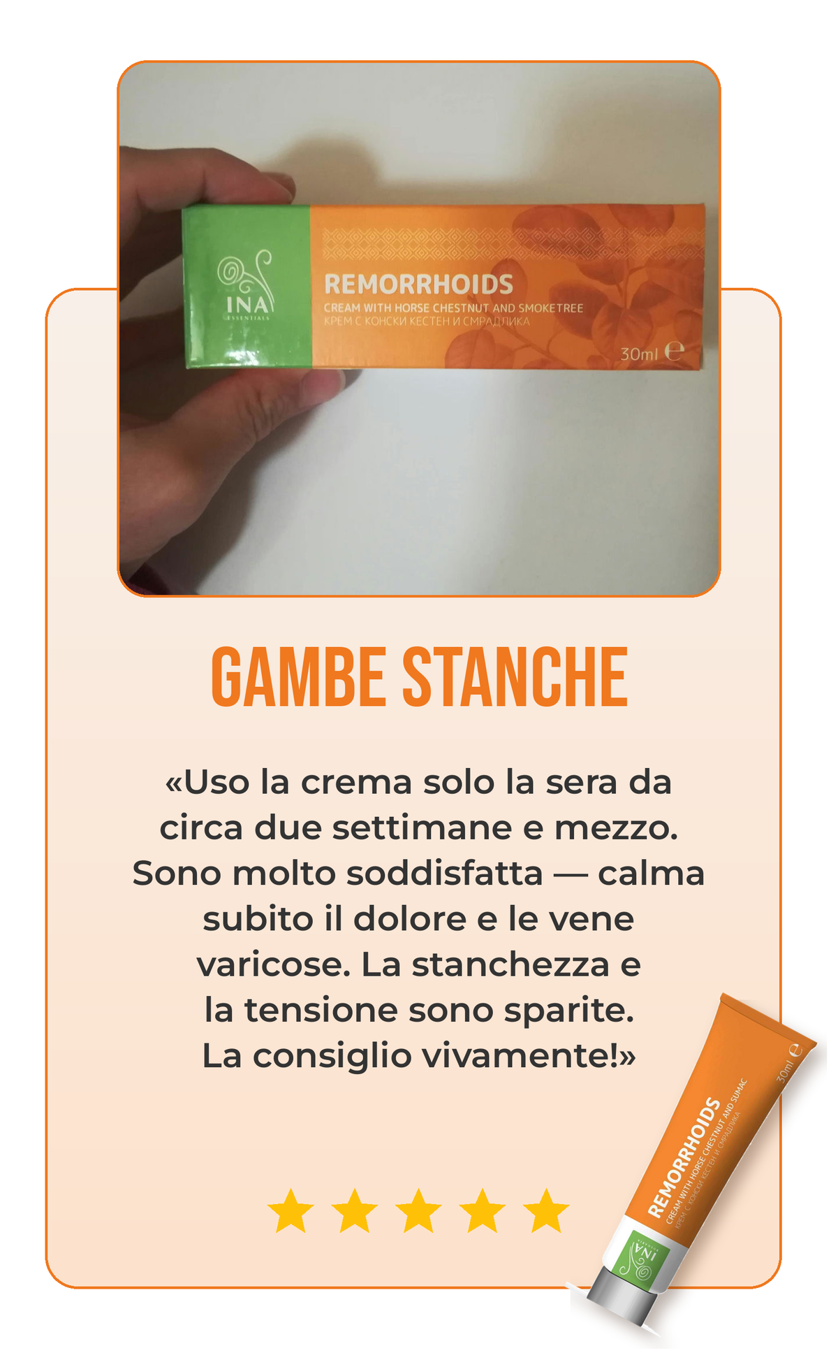 Recensione crema per vene varicose 4