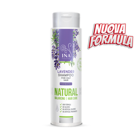 Shampoo antiforfora alla Lavanda naturale per capelli grassi (200 ml) - con olio di Lavanda biologico