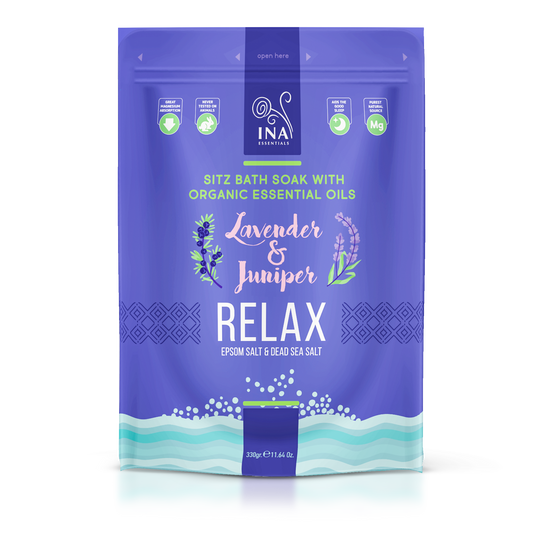 ACCESSO SPECIALE Relax - Sali da bagno con Lavanda e Ginepro per Relax e sollievo dallo Stress
