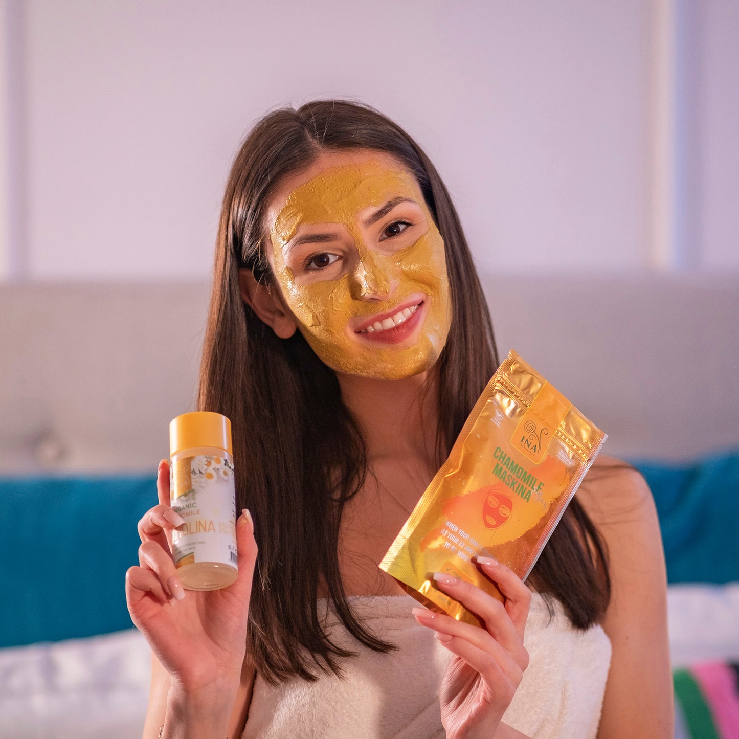Maschera viso - Camomilla Maskina - terapia lenitiva intensiva per pelle Sensibile