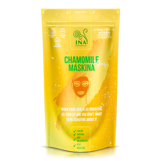ACCESSO SPECIALE Maschera viso - Camomilla Maskina - terapia lenitiva intensiva per pelle Sensibile