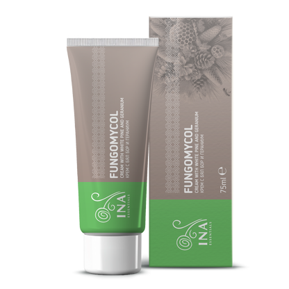 Crema 2 in 1 per Funghi delle unghie e pelle secca e screpolata - con Pino bianco, Urea e Geranio