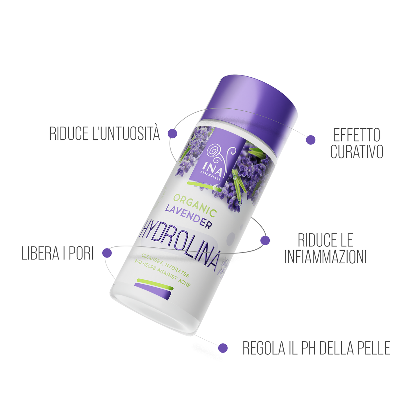 Acquista 3x Lavanda Hydrolina, ricevi 1 Schiuma Detergente per il Viso in omaggio