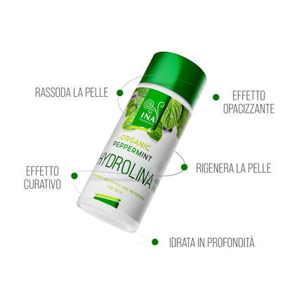 Acqua di Menta Piperita Bio - Hydrolina per pelle tesa ed effetto opaco