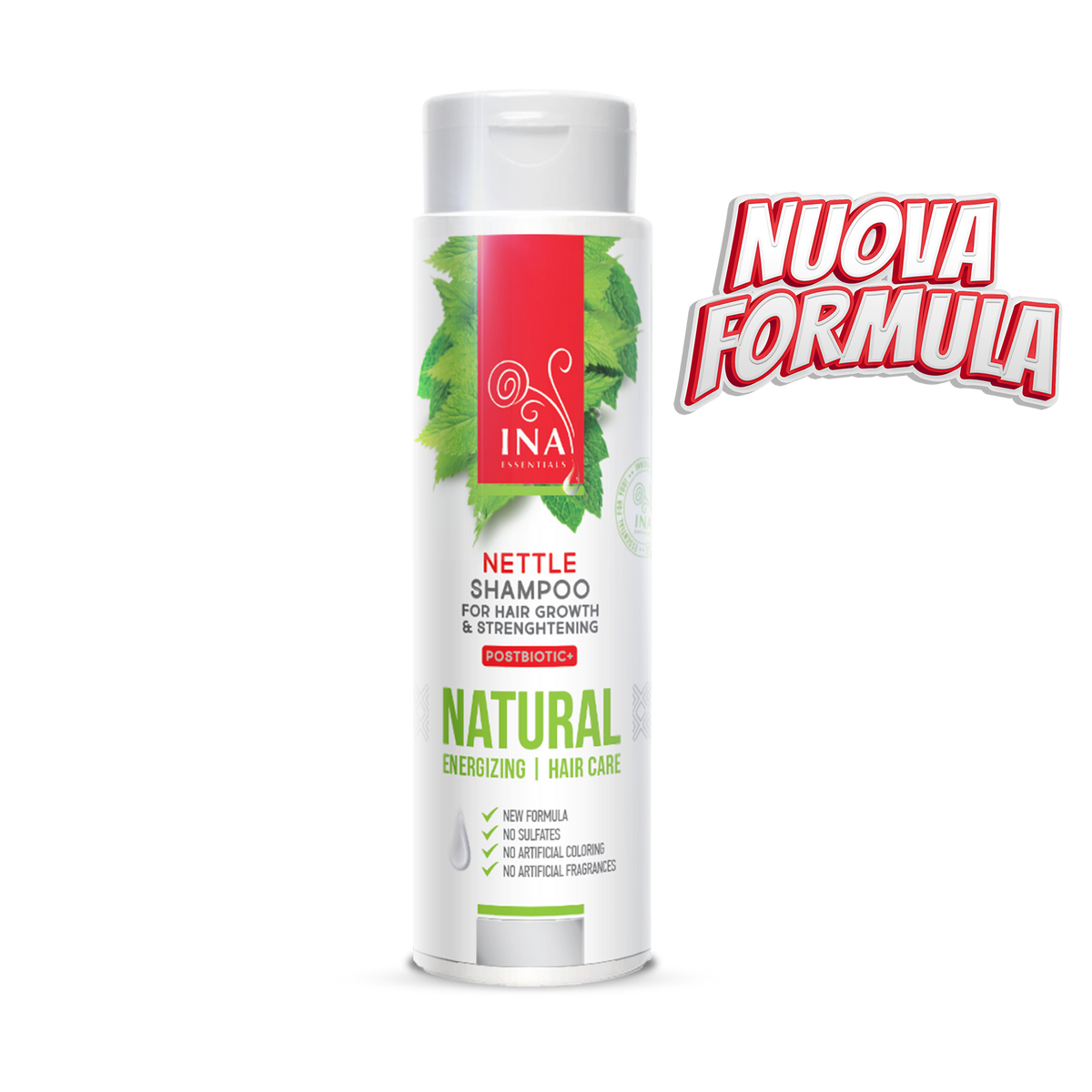 Shampoo anticaduta all'Ortica naturale (200 ml) - con estratto di Ortica Selvatica