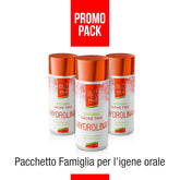 3x Acqua allo Scotano - Hydrolina - Pacchetto Famiglia per l'igene orale