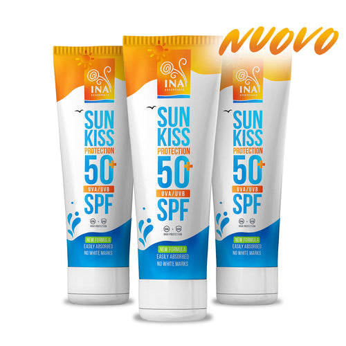 ACCESSO SPECIALE Pacco famiglia per la Protezione Solare - 2+1 Crema Solare Naturale per viso e corpo SPF 50+ con Abete Bianco Biologico