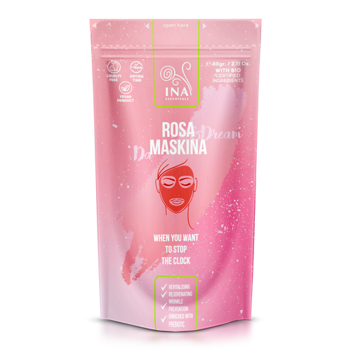 ACCESSO SPECIALE Maschera viso - Rosa Maskina - terapia intensiva per pelli Mature e Secche