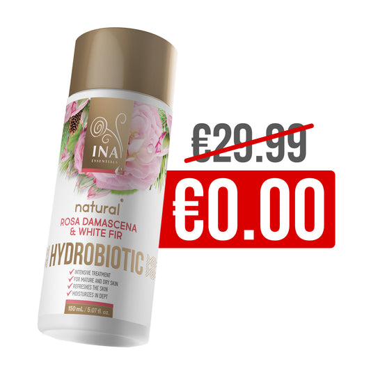 + Regalo Hydrobiotic - Rosa, Abete Bianco e Buccia di Limone - cura intensiva Anti-Age