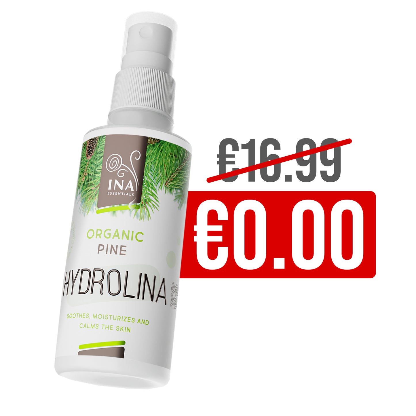 + Regalo Acqua di Pino Bianco Bio - Hydrolina - Spray per i Funghi e piedi maleodoranti
