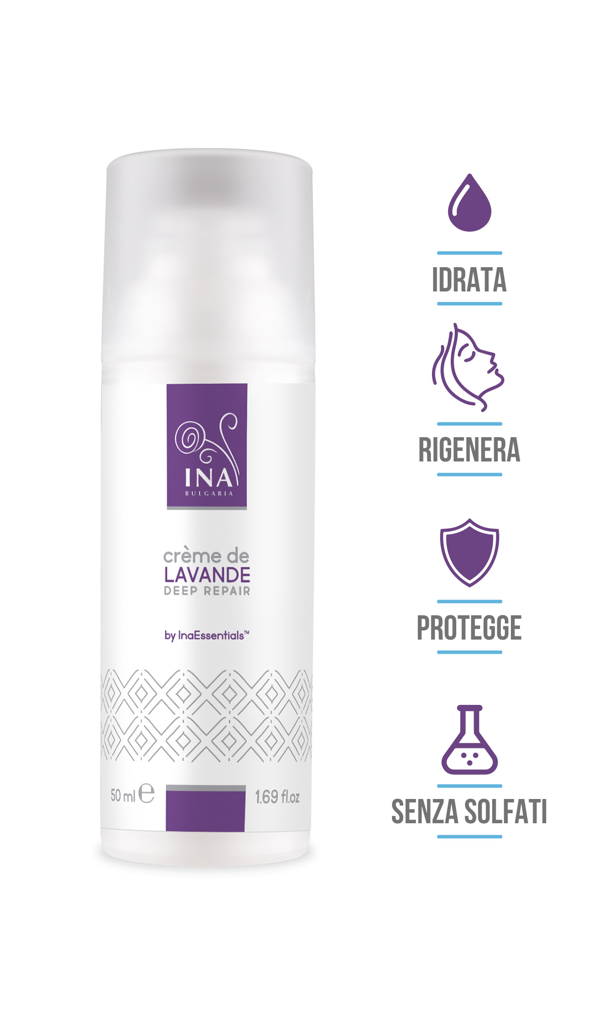 Lavender Secret - Crema mani Naturale per mani Secche