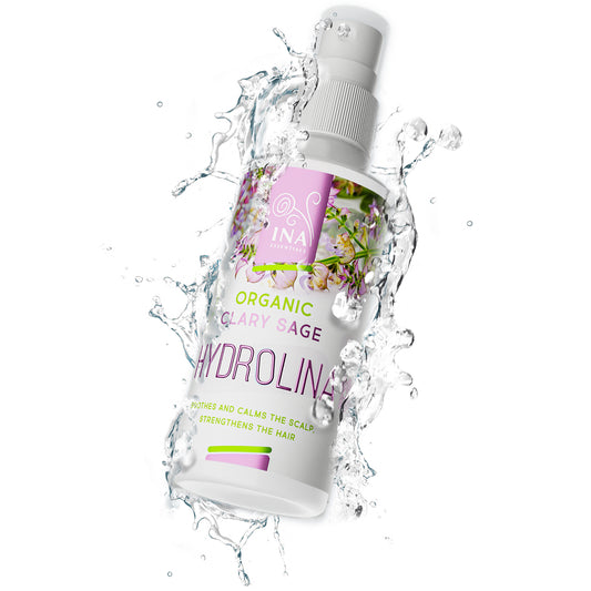 Acqua alla Salvia (Salvia Sclarea) Bio - Hydrolina per Forfora e Cuoio capelluto irritato