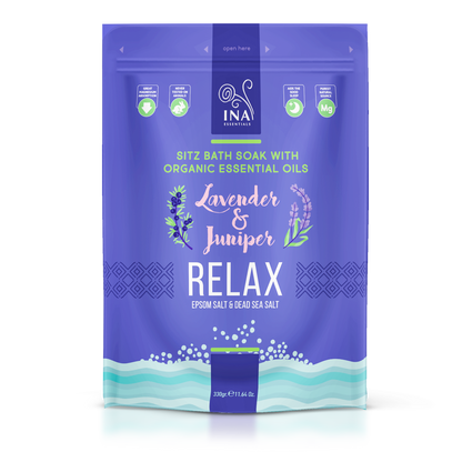 Relax - Sali da bagno con Lavanda e Ginepro per Relax e sollievo dallo Stress