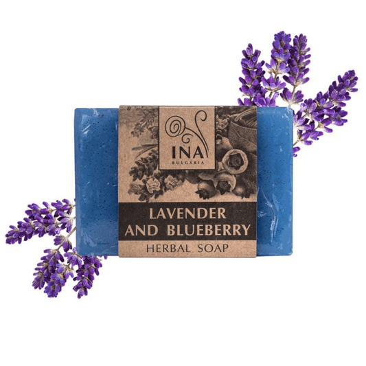Sapone Naturale alle erbe con Lavanda e Mirtillo - pelle a tendenza acneica e impura