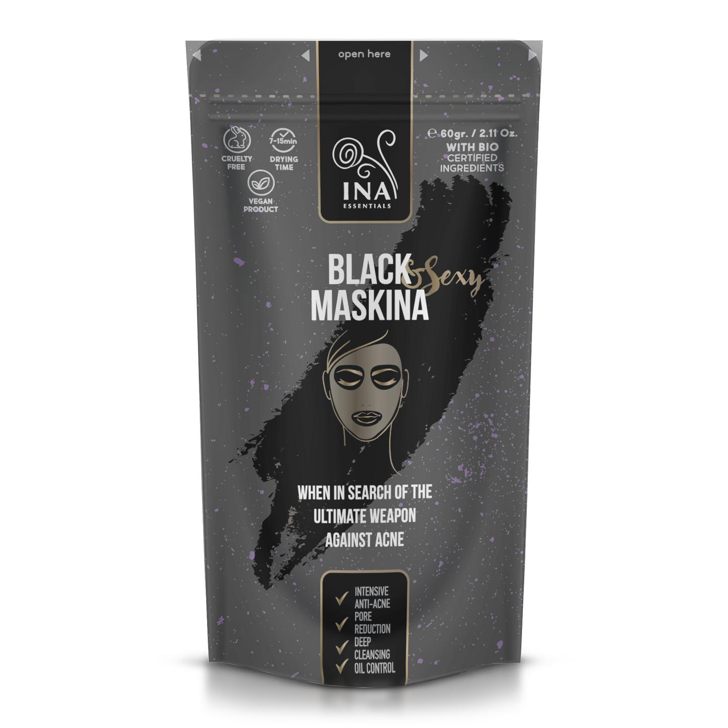 + Regalo Maschera viso - Nera Maskina - terapia intensiva per Acne e Punti neri