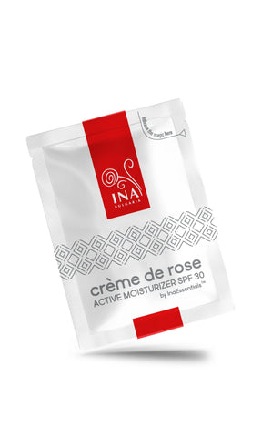 Crème de rose - Crema Idratante Attiva SPF 30 con Olio di Rosa Biologica, 2ml