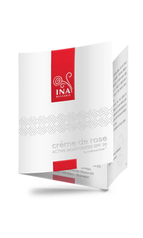 Crème de rose - Crema Idratante Attiva SPF 30 con Olio di Rosa Biologica, 2ml