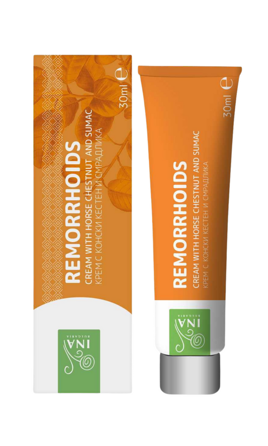 Remorrhoids - crema per Vene varicose ed Emorroidi - altamente arricchita con Scotano e Ippocastano